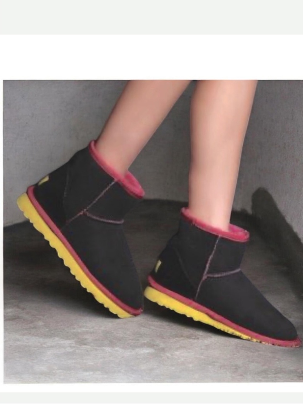 Uggs Iconic Multi  Colour Mini S|N 5854 Boots Size 6